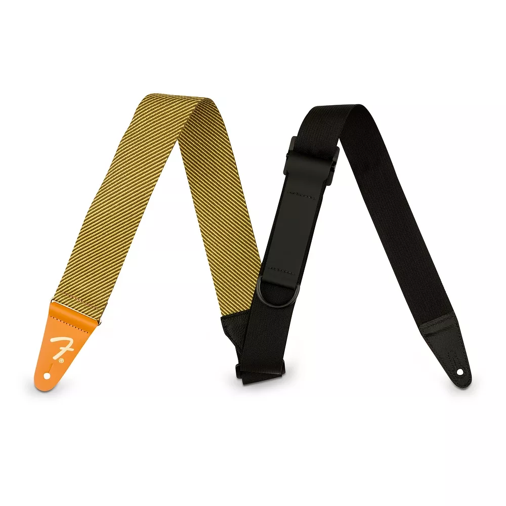 Fender Right Height Tweed Guitar Strap Yellow 2 in.