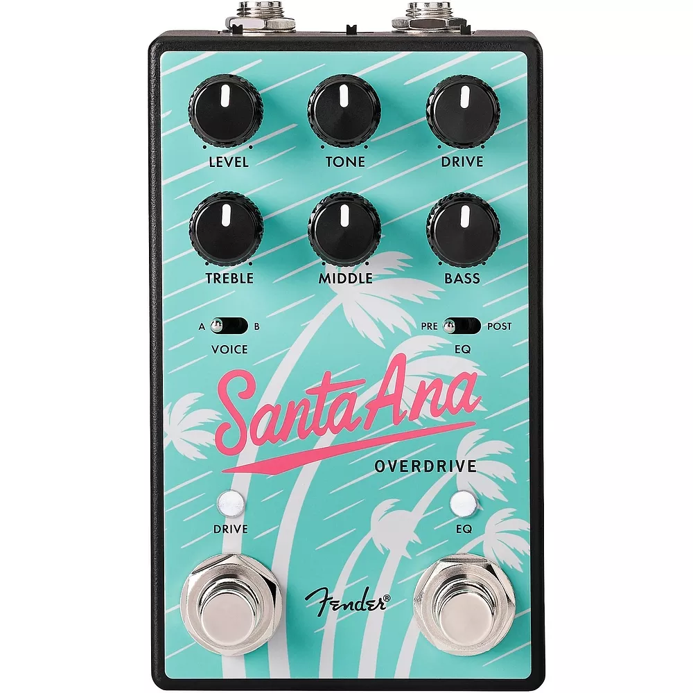 Fender Santa Ana Overdrive V2 Guitar Effects Pedal - Blue