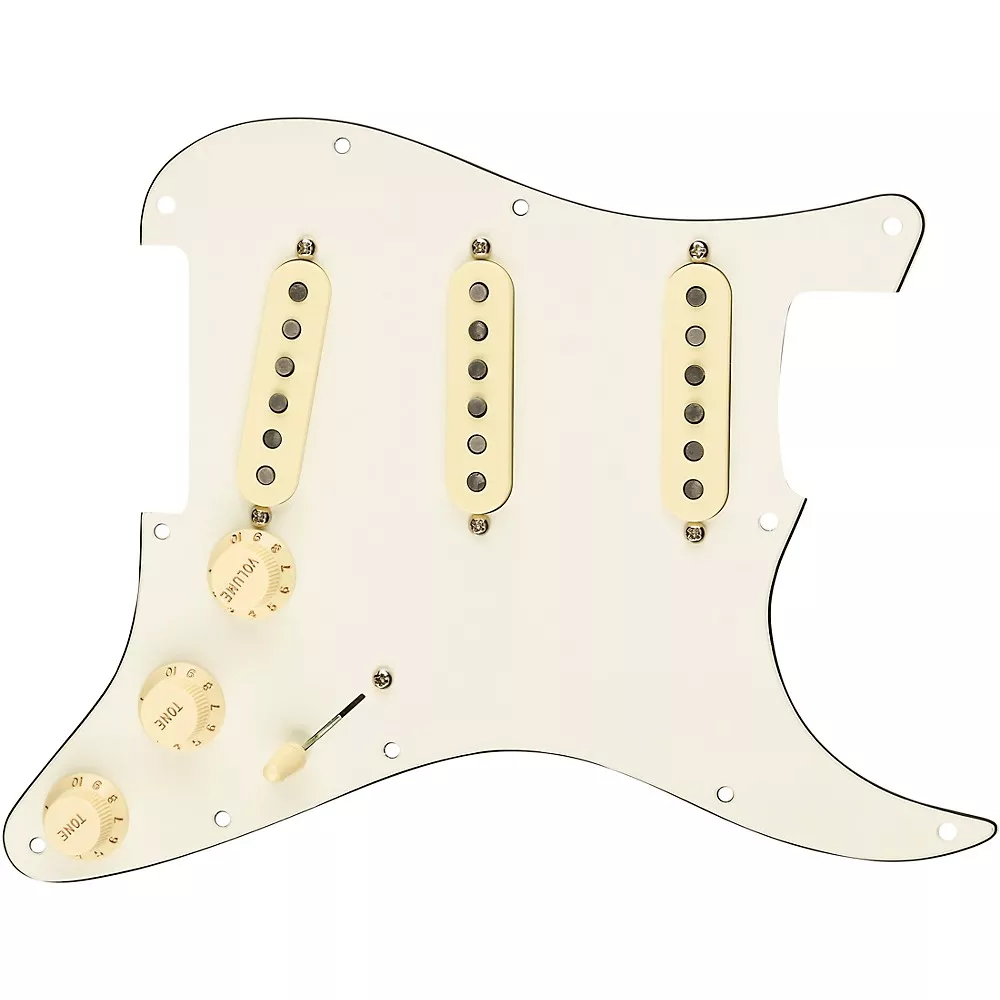 Fender Stratocaster SSS Custom '69 Prewired Pickguard White/Back/White