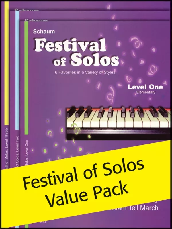 Festival of Solos 1-3 (Value Pack)