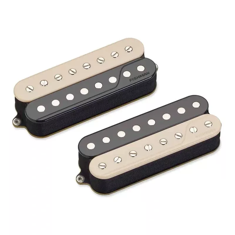 Fishman FLUENCE CLASSIC Humbucker Open Core 8-String Pickup Set – Reverse Zebra