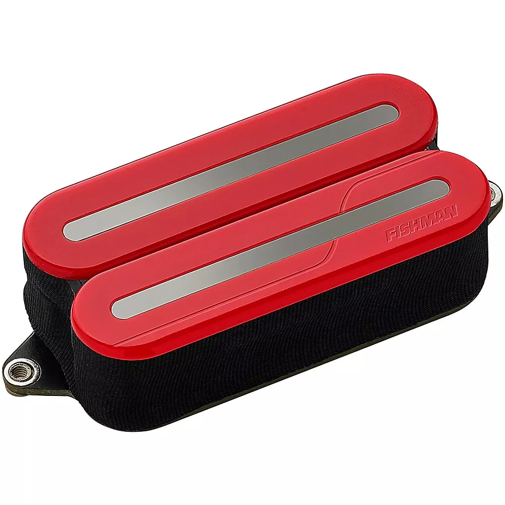 Fishman Fluence Open Core Modern Humbucker 6-String Black Nickel Blades Electric Guitar Pickup Set Red