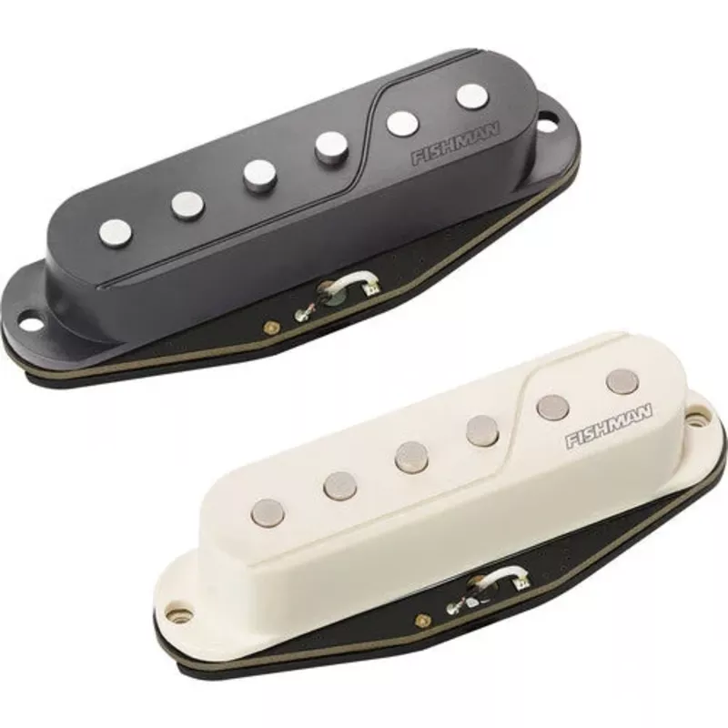Fishman FLUENCE SS Single Width Passive Stratocaster Pickup – Black/White