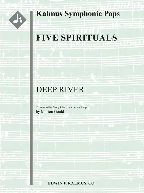 Five Spirituals: Deep River: String Orchestra Conductor Score