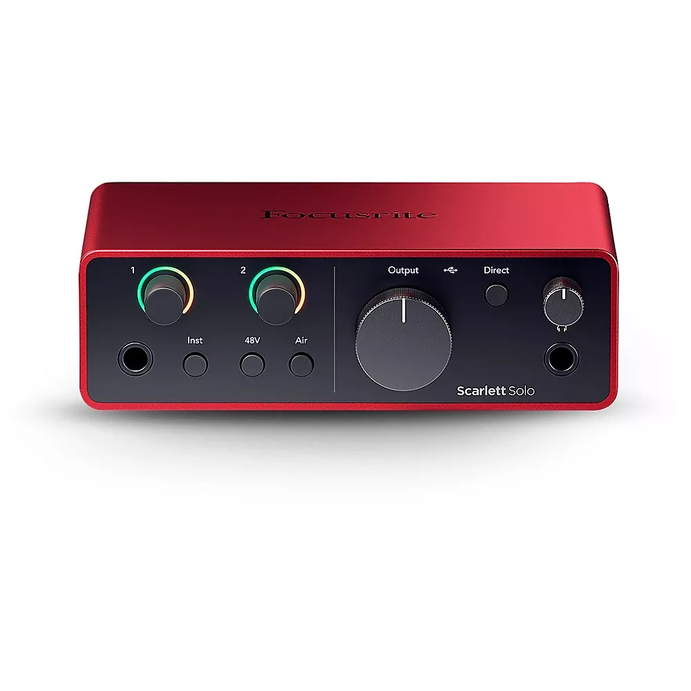 Focusrite Scarlett Solo Gen 4 USB-C Audio Interface