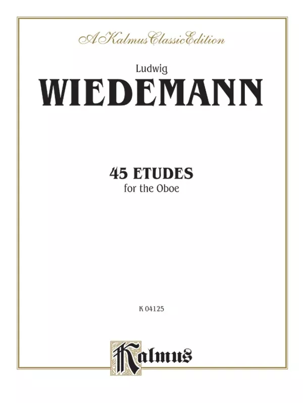 Forty-Five Etudes: Oboe Book