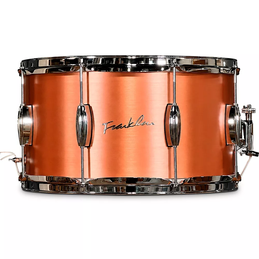 Franklin Drum Company Brushed Copper Snare Drum - 14 x 8 in.