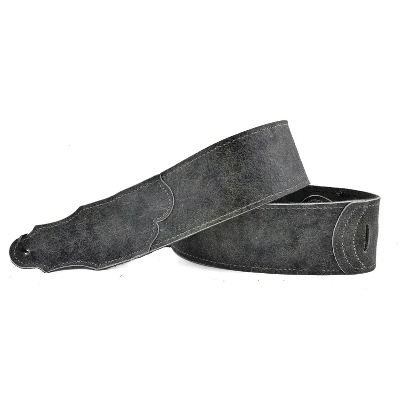 Franklin Strap 2.5″ Original Distressed Leather Roadhouse Strap – Slate