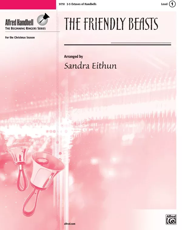 The Friendly Beasts: Handbells 2-3 Octaves Sheet