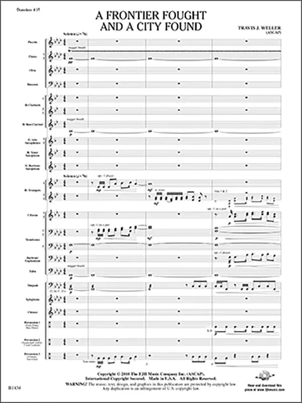 A Frontier Fought and a City Found: Percussion 3