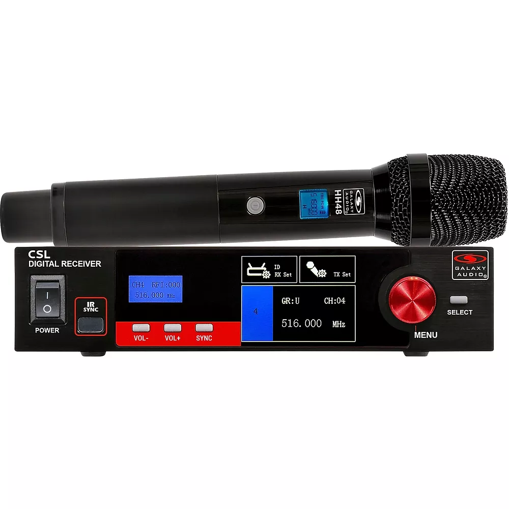 Galaxy Audio CSL-HM Digital UHF Wireless Handheld Microphone System - Frequency CODE M3 516-558MHz