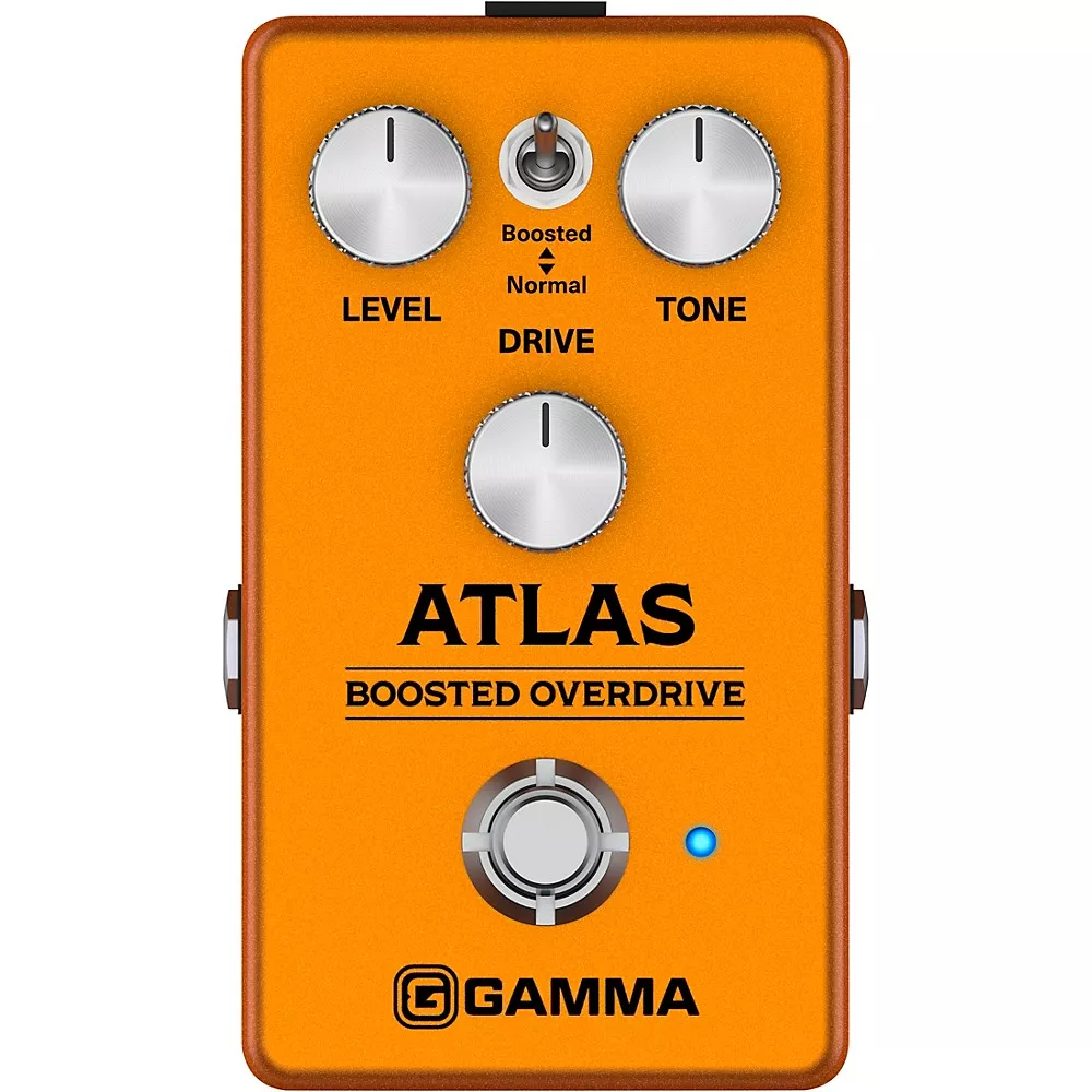GAMMA Atlas Boosted Overdrive Guitar Effects Pedal