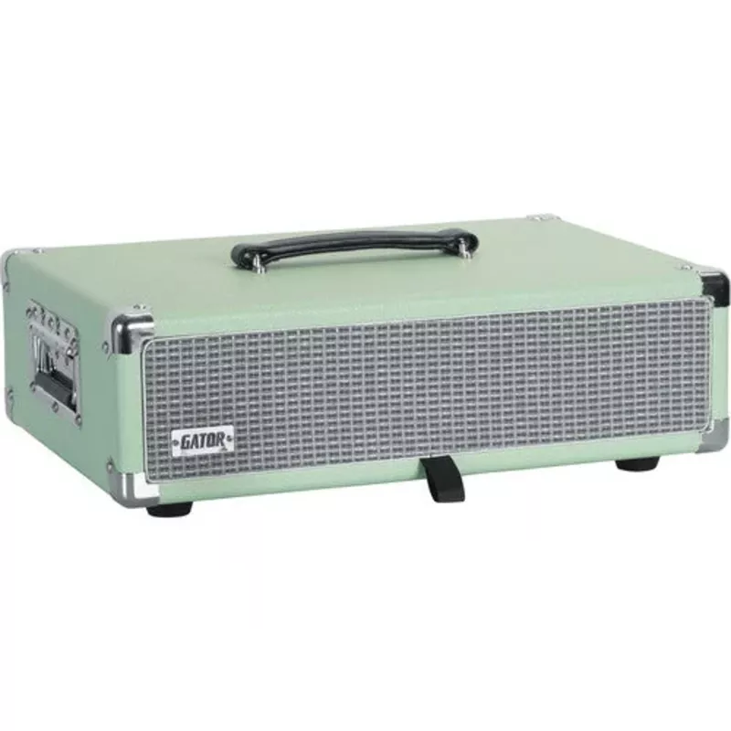 Gator GR-RETRORACK-2SG Vintage Amp Vibe Rack Case – 2U Seafoam Green