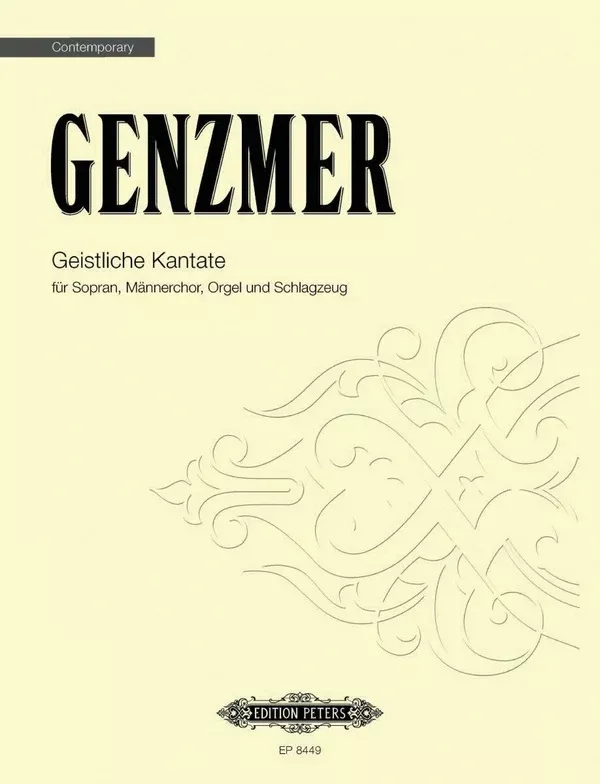 Geistliche Kantate: SATB & Organ Choral Octavo