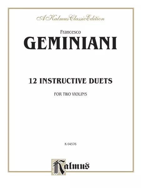 Geminiani: Twelve Instructive Duets