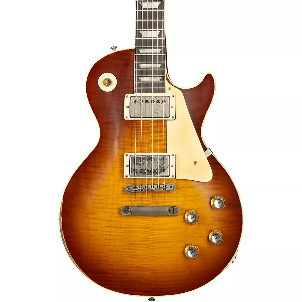 Gibson Custom Murphy Lab 1960 Les Paul Standard Reissue Heavy Aged Electric Guitar Tangerine Burst