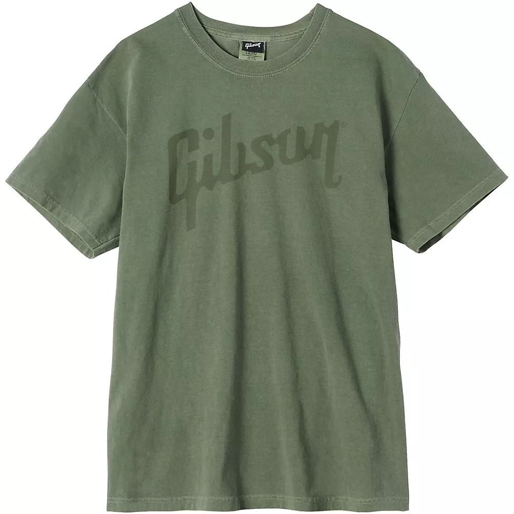 Gibson Olive Logo T-Shirt Medium