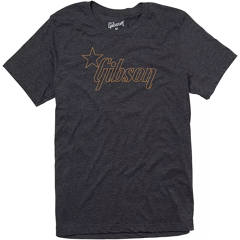 Gibson Star Logo T-Shirt XX Large Charcoal