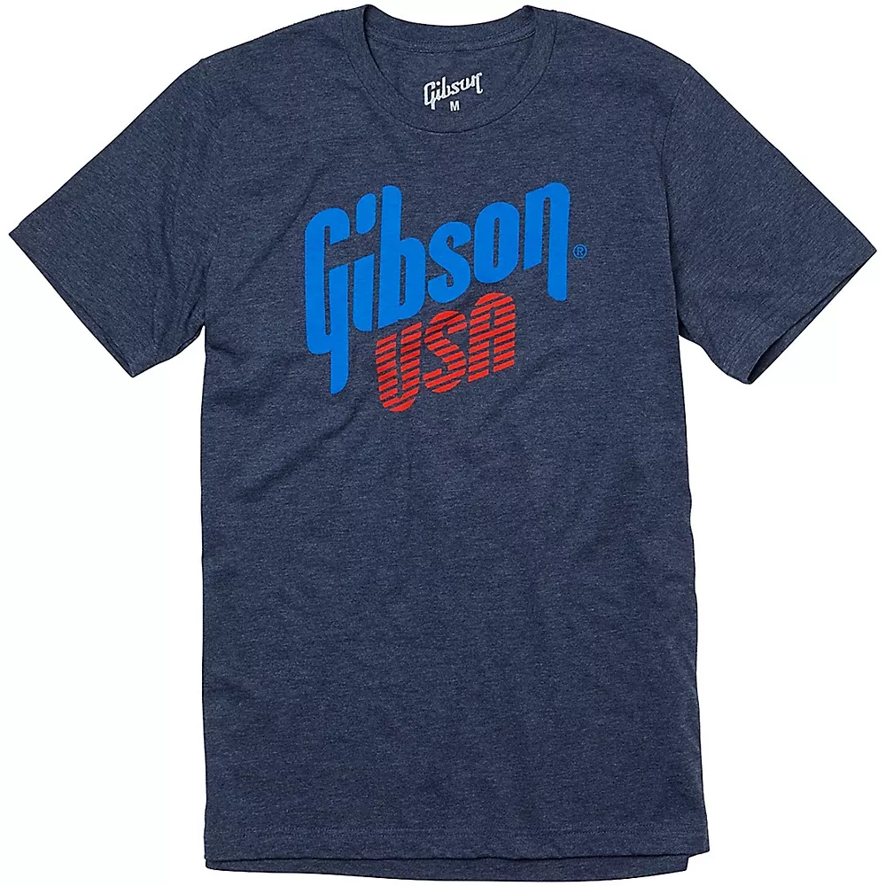 Gibson USA T-Shirt Medium Blue