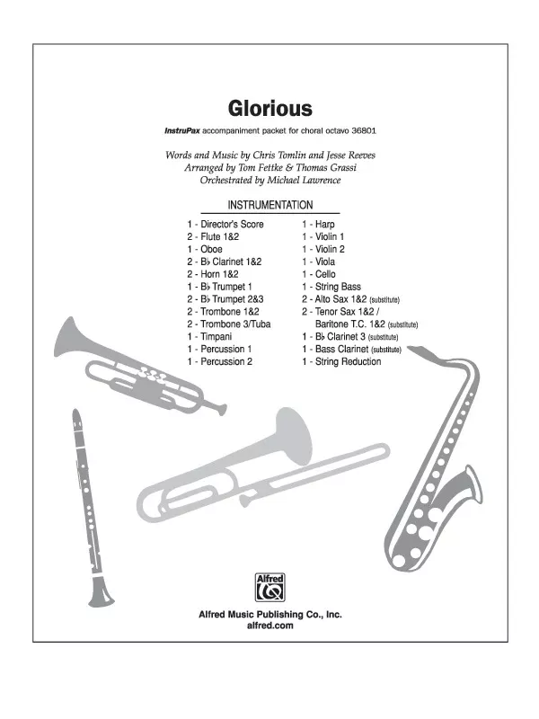 Glorious: Choral Octavo InstruPax