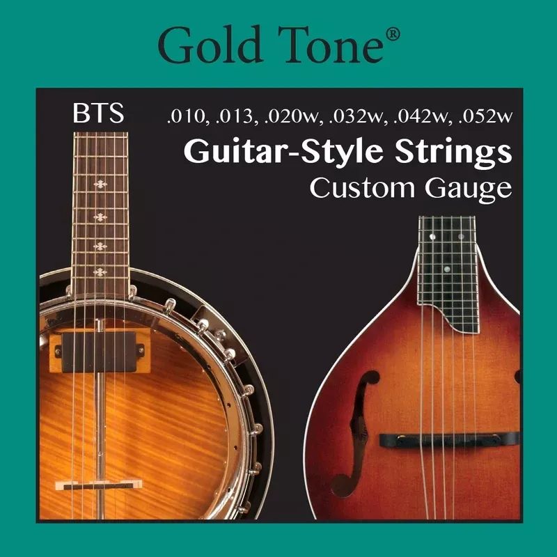 Gold Tone GT-BTS Banjitar/Mando-Guitar Custom Strings
