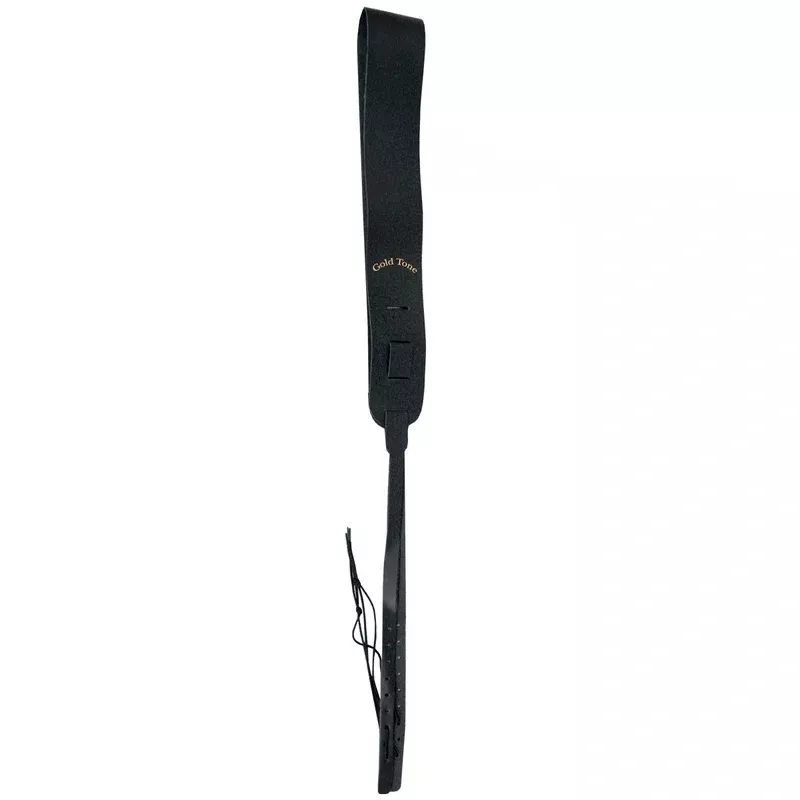 Gold Tone GT-LSSTRAP/BLK LS Leather Cradle Strap – Black
