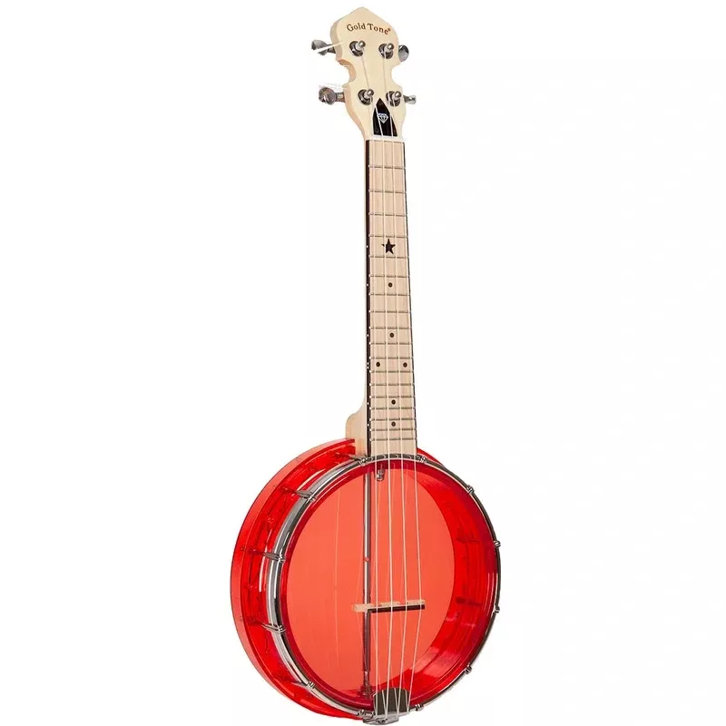 Gold Tone LG-R Little Gem See-Through Banjo-Ukulele (Ruby)