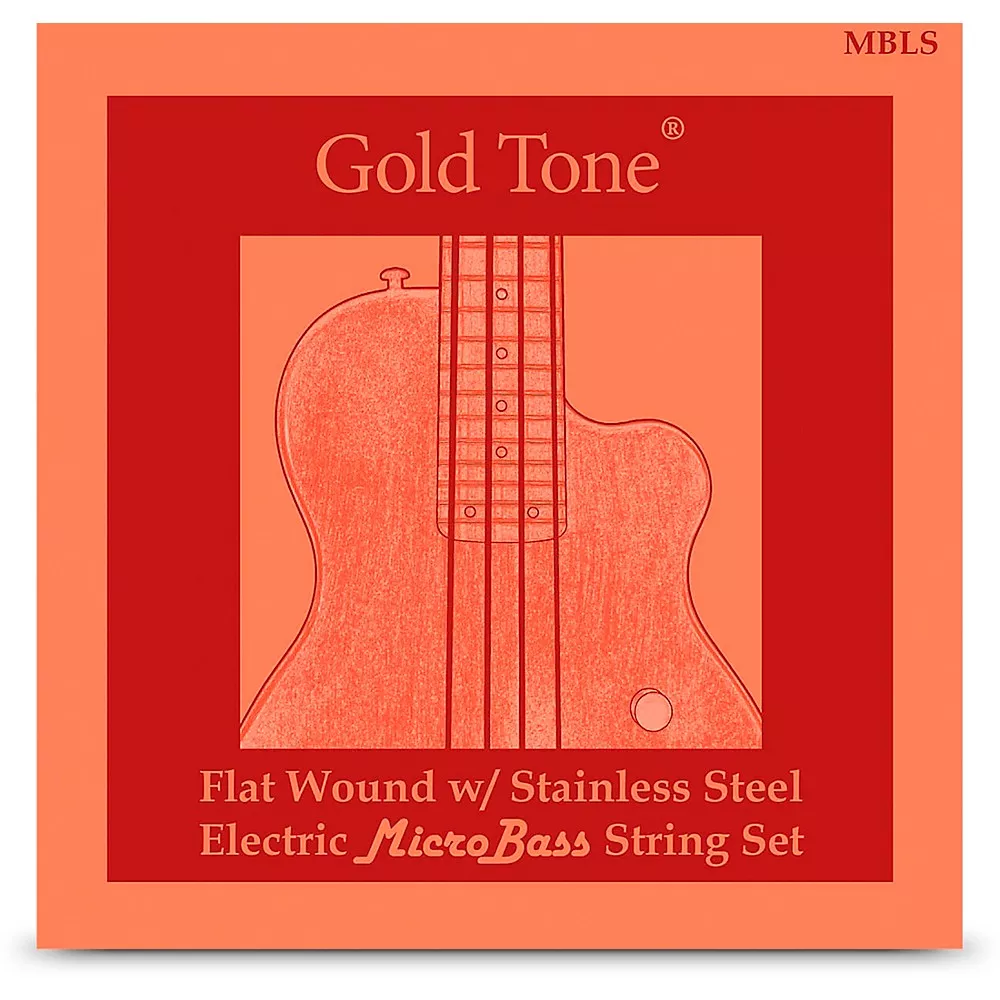 Gold Tone MBLS MicroBass LaBella Flat Wound Strings
