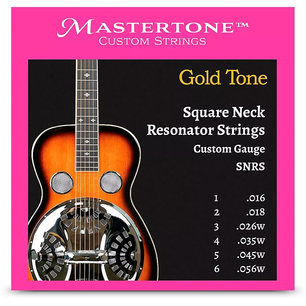 Gold Tone SNRS Square Neck Resonator Strings