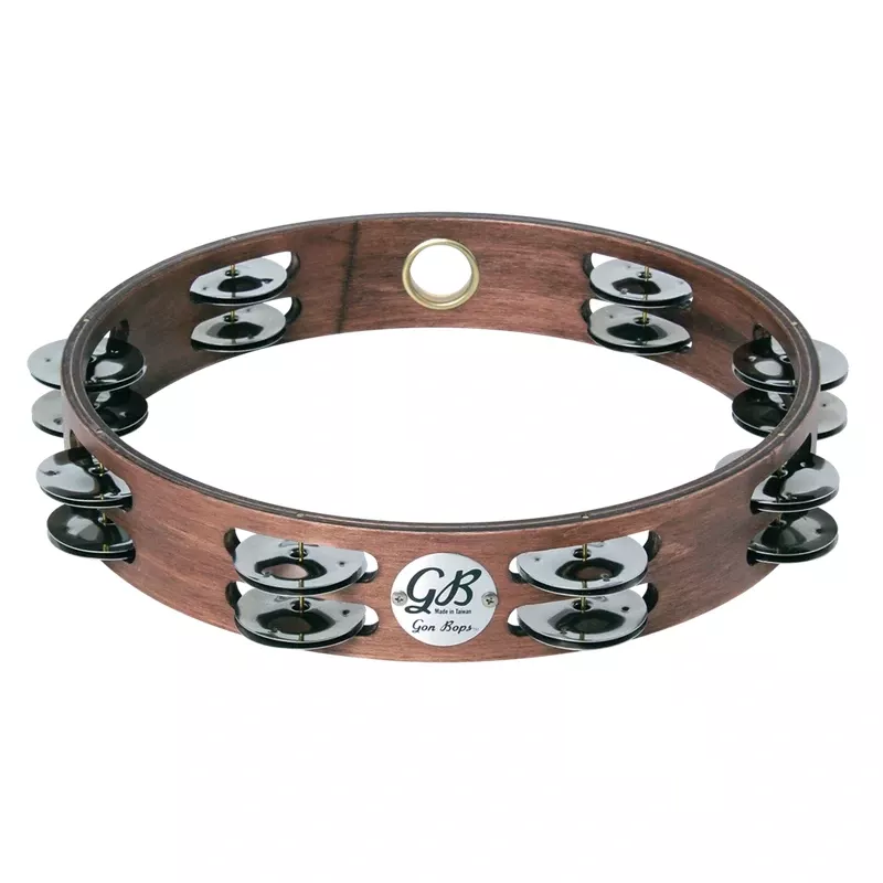 Gon Bops PTAMW2 Double Row Wooden Tambourine