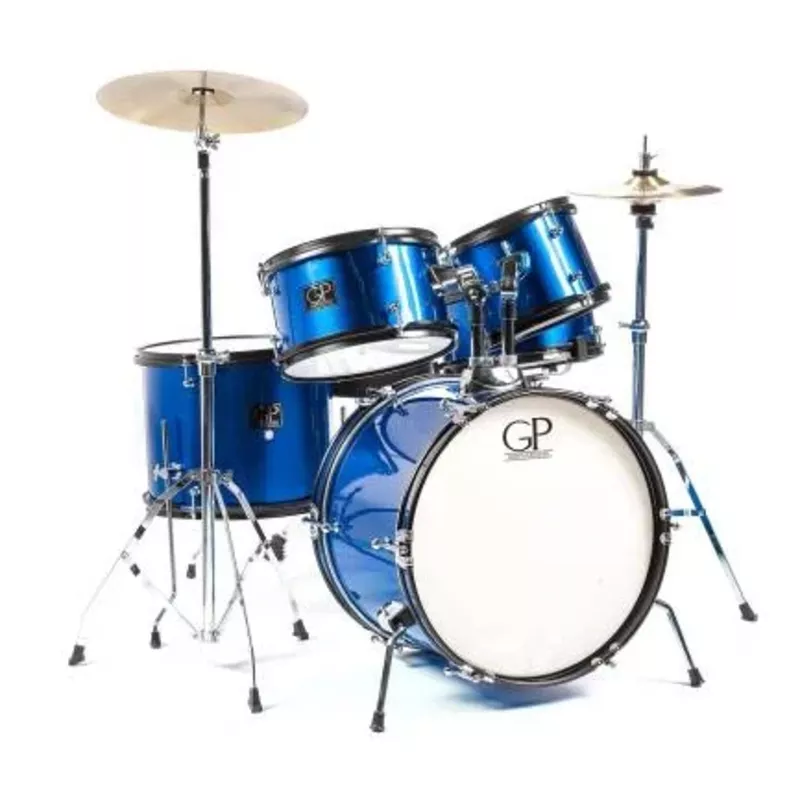 Granite Percussion GP-JR5BL 5 Piece Junior Drum Set (Blue)