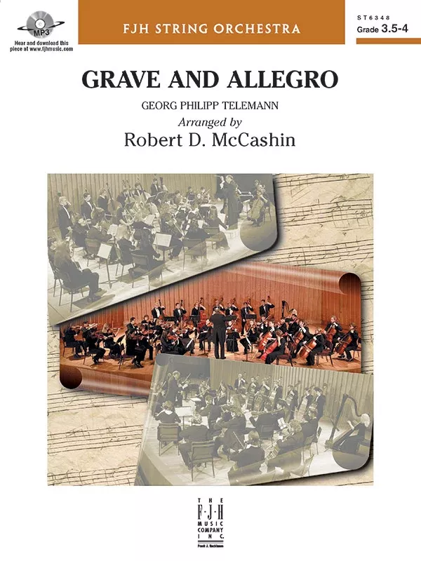 Grave and Allegro: String Orchestra Conductor Score & Parts
