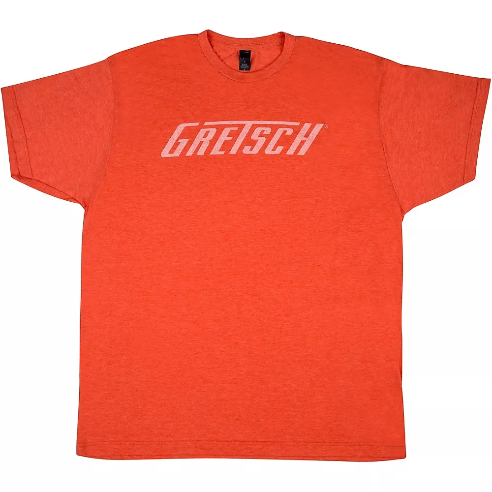 Gretsch Logo Heather Orange T-Shirt XX Large