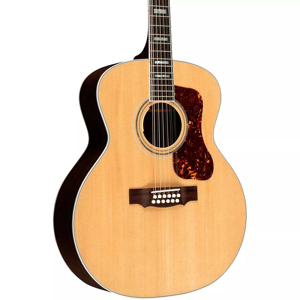 Guild F-512E Jumbo Acoustic-Electric Guitar Natural