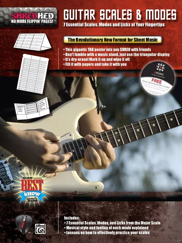 Guitar Scales & Modes: Guitar Poster / Folder / Triangular Display