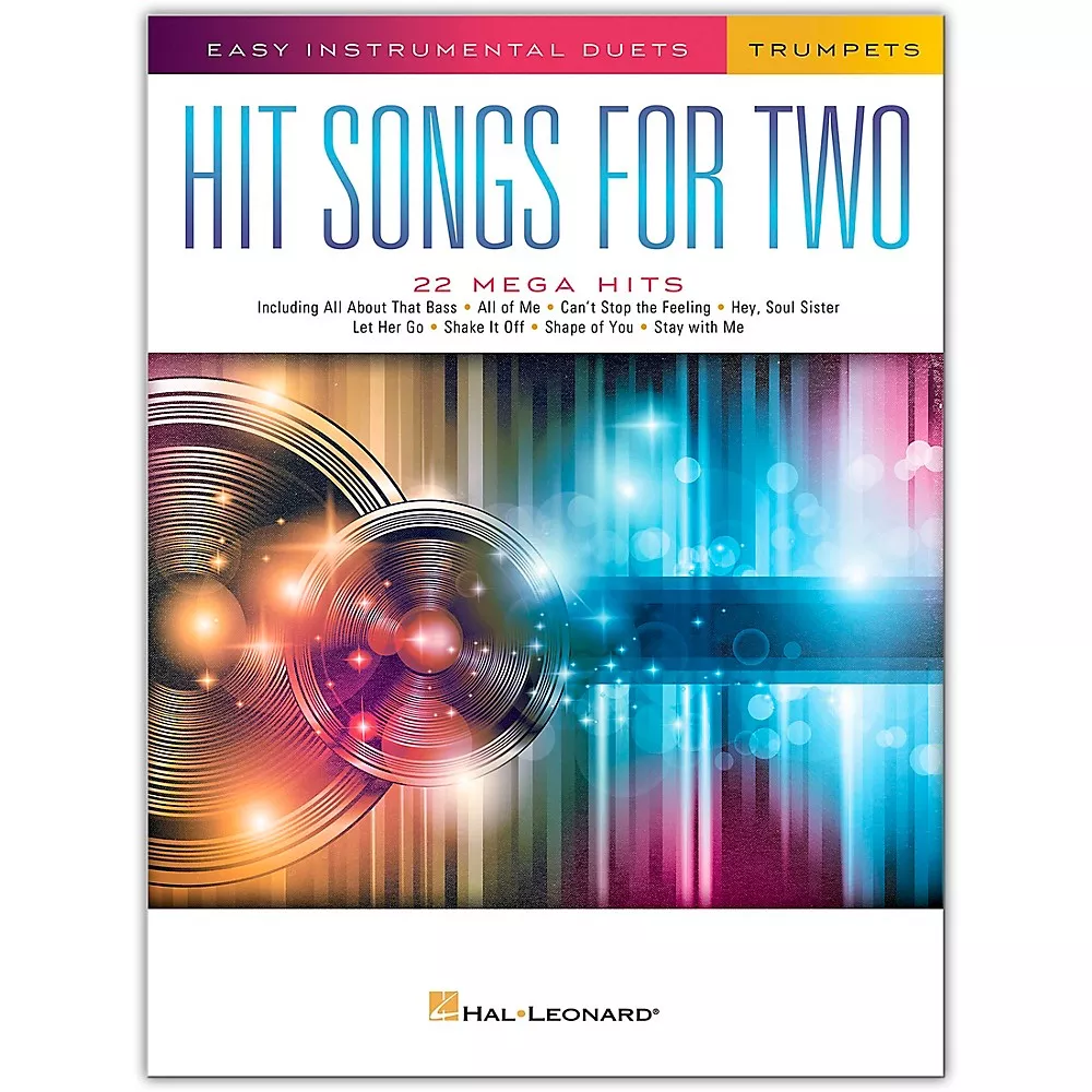 Hal Leonard Hit Songs for Two Trumpets - Easy Instrumental Duets