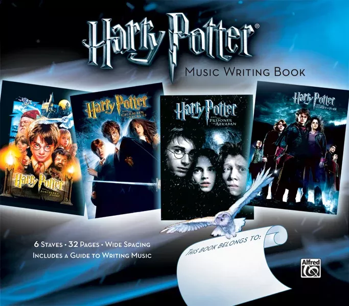 Harry Potter Music Writing Book: Manuscript Paper