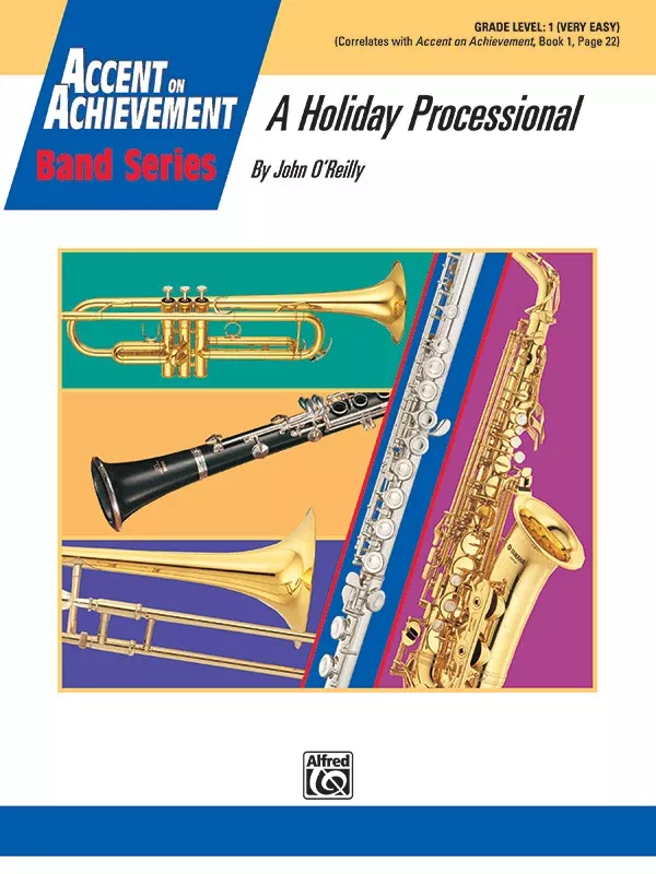 A Holiday Processional: Concert Band Conductor Score & Parts