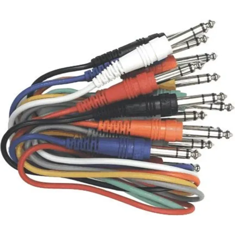 Hosa CSS-845 Patch Bay Cables 8 Pack – 1.5′