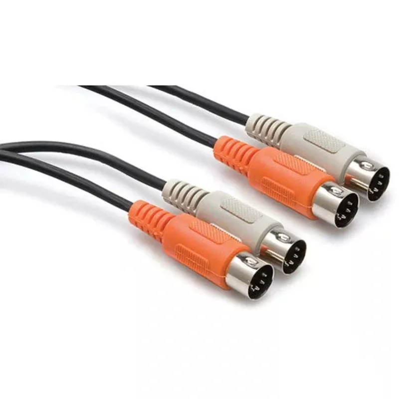 Hosa MID-203 Dual-MIDI to Dual-MIDI Cable (Black) – 9.8′