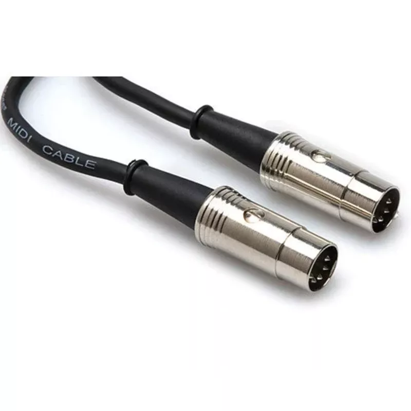 Hosa MID-515 Pro MIDI to MIDI Cable (Black) – 15′