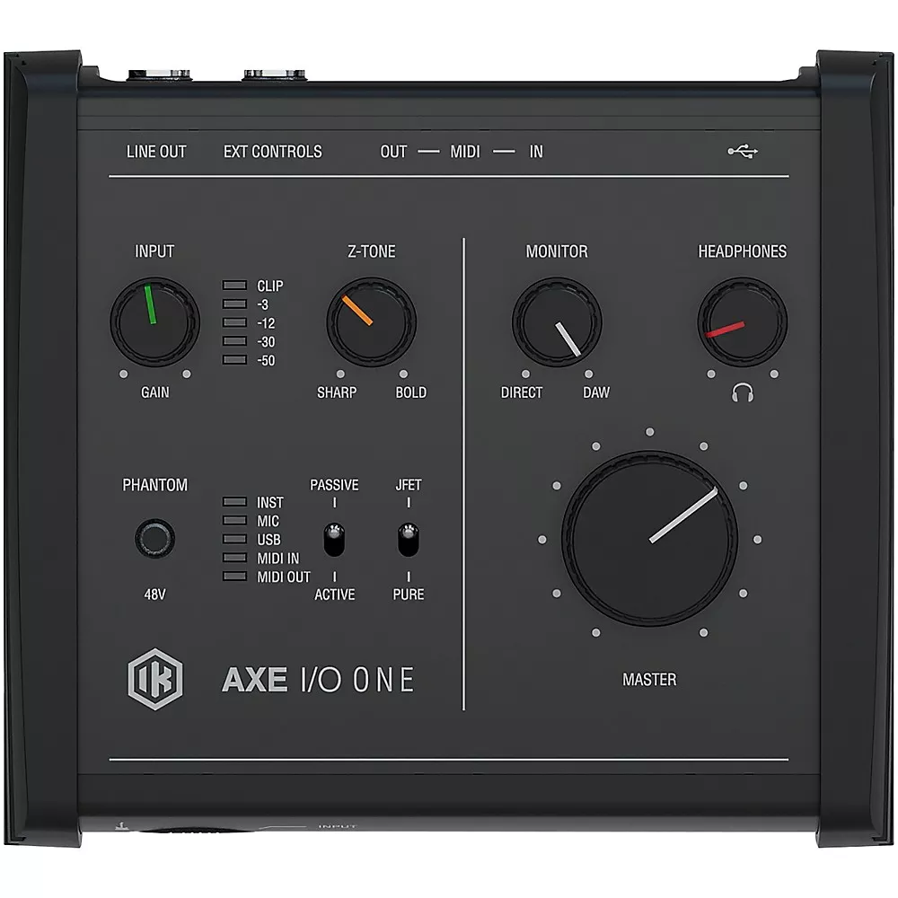 IK Multimedia AXE I/O ONE 1-Channel USB-C Audio Interface