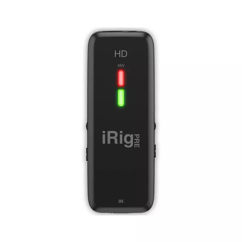 IK Multimedia iRig Pre HD – Digital Microphone Interface For iOS & Mac/PC with Headphone Output