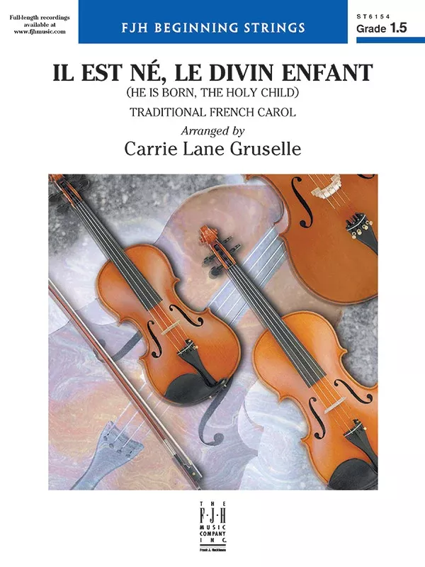 Il est ne, le divin enfant (He is Born, the Holy Child): String Orchestra Conductor Score & Parts