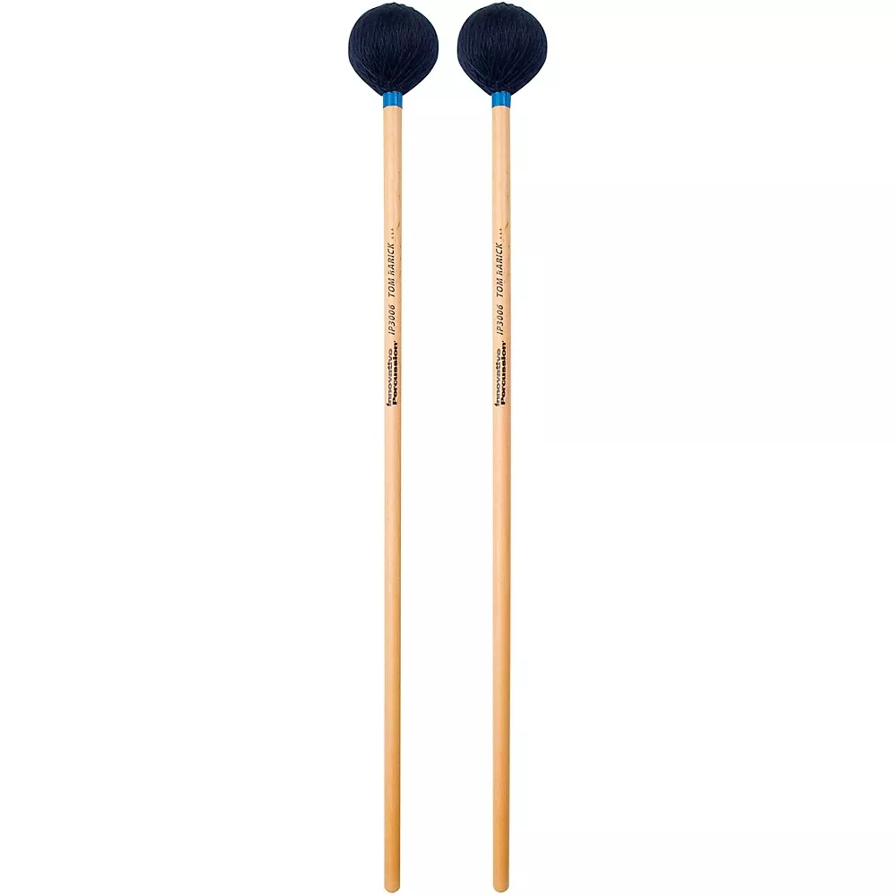 Innovative Percussion Tom Rarick Series Birch Handle Vibraphone Mallet Medium Navy Cord