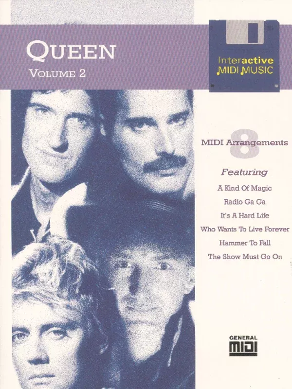 Interactive MIDI Music: Queen, Volume 2: Book & MIDI Disk