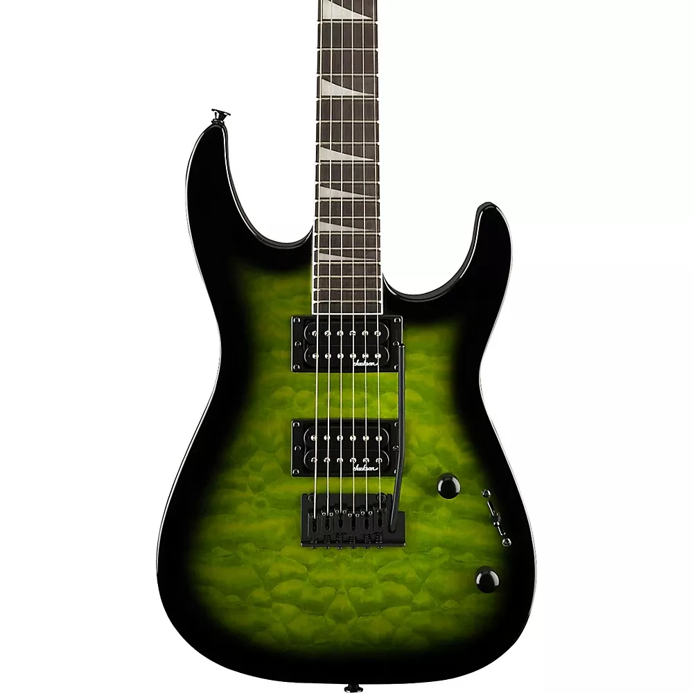 Jackson JS Series Dinky JS20 DKQ 2PT Electric Guitar - Transparent Green