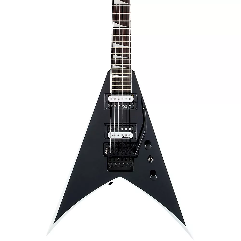 Jackson JS Series King V JS32 Electric Guitar - Black With White Bevel