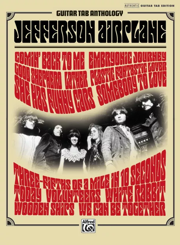 Jefferson Airplane: Guitar TAB Anthology: Authentic Guitar TAB Book