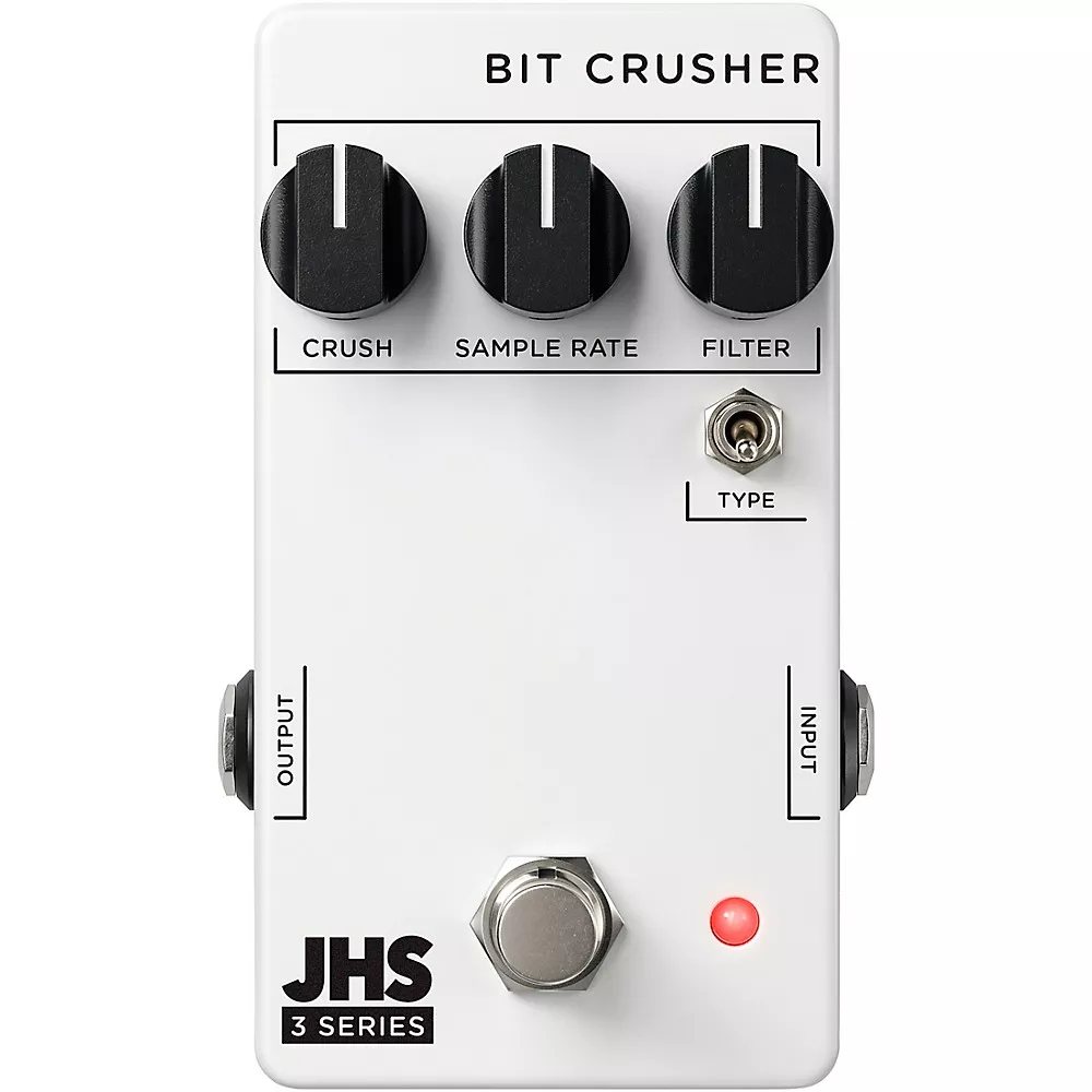 JHS Pedals 3 Series Bit Crusher Pedal - White